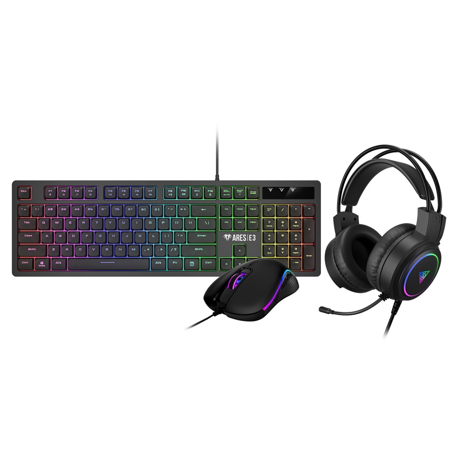 COMBO CLAVIER MOUSE CASQUE GAMING GAMDIAS POSEIDON E2 3IN1